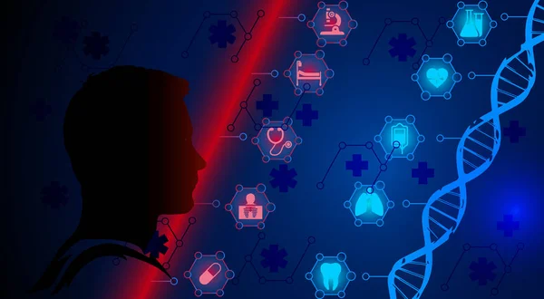 DNA ve hizmet türlerine sahip modern tıbbi geçmiş