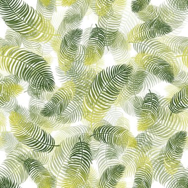 Güzel yeşil orman pürüzsüz desen dizaynı bırakır