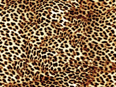 Leopar desensiz kahverengi renk ilintili doku tasarımı