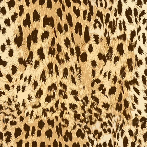 豹皮纹理皮肤无缝图案设计 — 图库照片