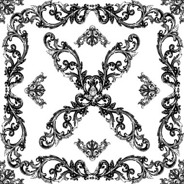 barok el antika şekil çizer