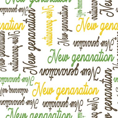 Yeni moda genarasyon metin tasarım kalıbı