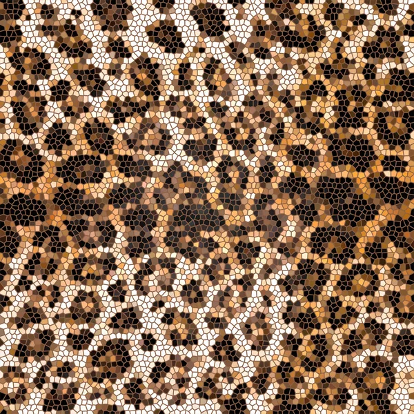 Moderna Pelle Leopardo Disegno Mosaico Modello Stampa — Foto Stock