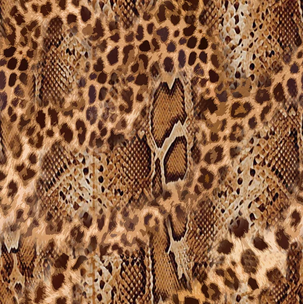 Disegno Del Modello Pelle Leopardo Serpente — Foto Stock