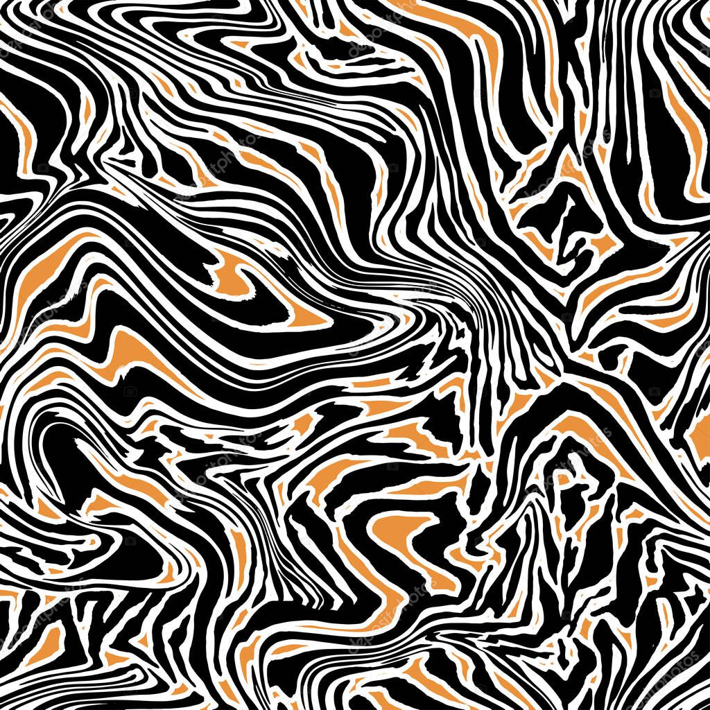 Seamless pattern animalistic print zebra stripes design