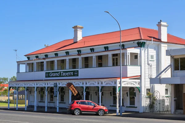 Das Historische Grand Hotelgebäude Aroha Neuseeland Das Heute Eine Bar — Stockfoto