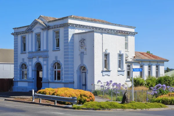 Historisches Postgebäude Der Kleinen Stadt Aroha Neuseeland Eröffnet 1912 Foto — Stockfoto