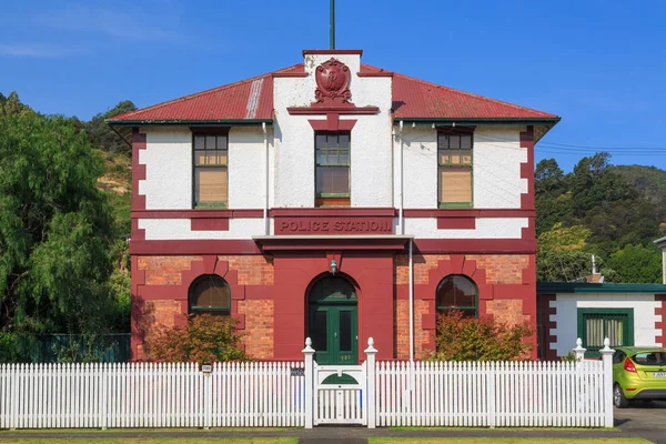 Old Police Station Thames New Zealand Edwardian Building Opened 1909 — Stock Photo, Image