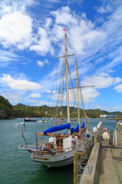 1928 yılında Whitianga, Whitianga, Yeni Zelanda 'da inşa edilmiş tarihi bir yelkenli teknesi. Turlar ve kiralamalar için mevcuttur. 5 Şubat 2020