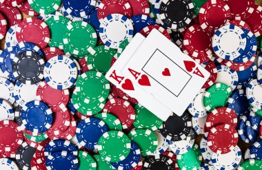 Poker fişlerini geri ver. Busin için kumarhane kavramı