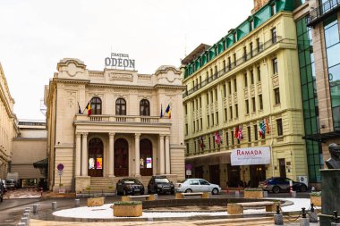 Romanya 'nın Bükreş kentindeki Odeon Tiyatrosu binası, 2020