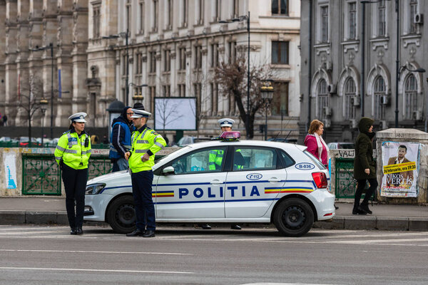 Police agent, Romanian Traffic Police (Politia Rutiera) directin