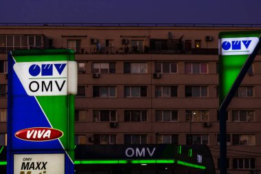 Gas station of the oil company OMV, near North Railway Station i