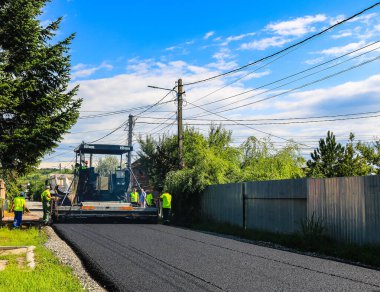 asphalt paver machine. Construction machines and equipment new f