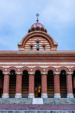 Targoviste, Romanya 'daki Metropolitan Ortodoks Katedrali, 2020. Ortodoks Kilisesi mimarisi.