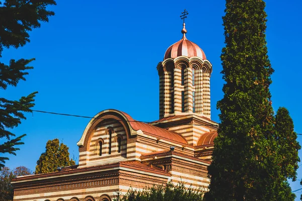 Metropolitní Ortodoxní Katedrála Targoviste Rumunsko 2020 Pravoslavná Církevní Architektura — Stock fotografie