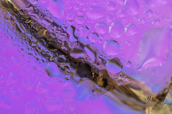 Fundo Colorido Abstrato Fundo Com Gotas Água Superfície Colorida Conceito — Fotografia de Stock