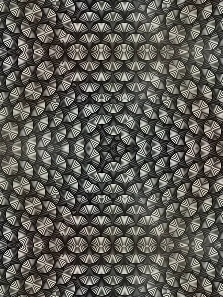 Kaleydoskop dairesel satırlarından