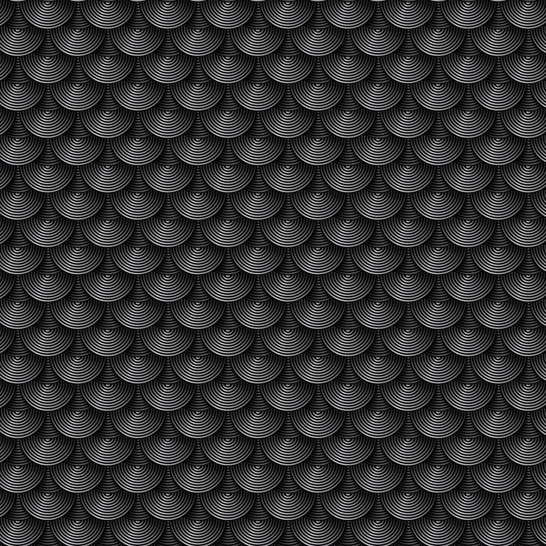 Balık daire satırlarından ölçekler