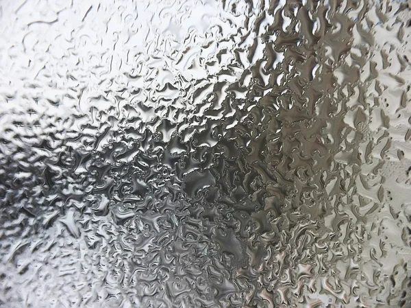 Water droplets on the glass — Stock Photo, Image