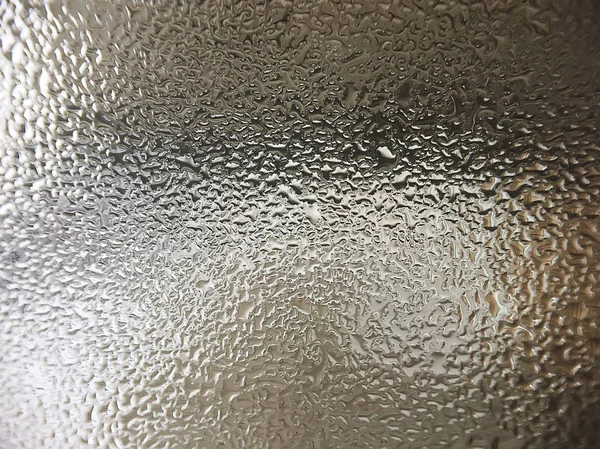 玻璃杯上的水滴 — 图库照片