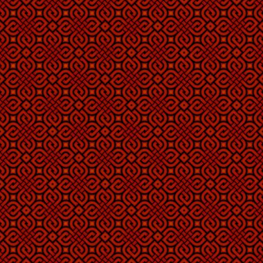 Kırmızı eşkenar dörtgen şeklinde birbirine geçmiş hatların kusursuz deseni