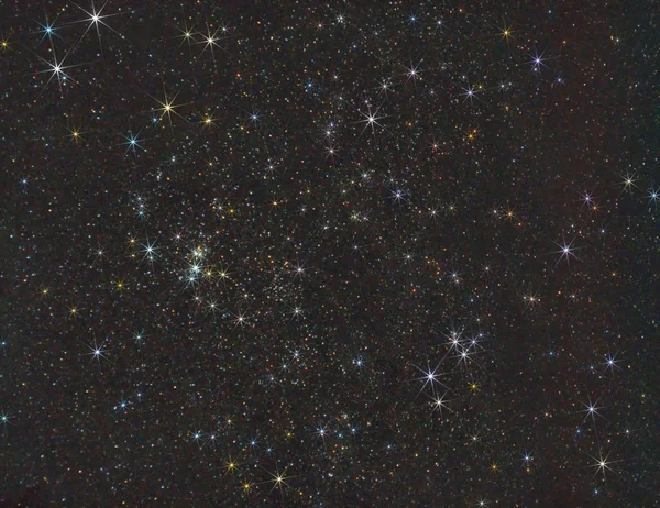 Estrellas Espacio Infinito Abierto Del Espacio Vuelos Futuros Otros Planetas — Foto de Stock
