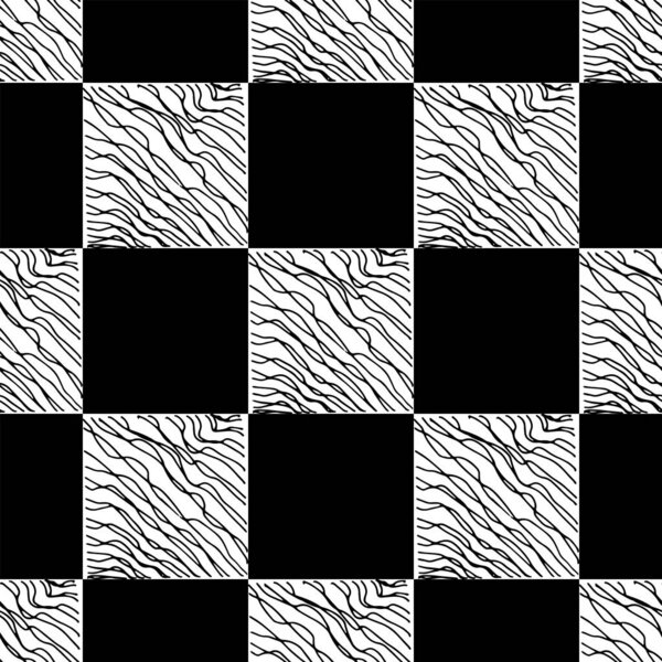 Chess seamless pattern. Monochrome