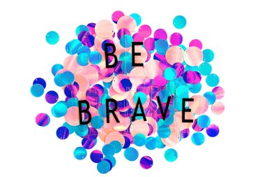 Parlak pembe, mor ve holografik harflerle arkaplanda cesur ve soyut bir arkaplan olsun..