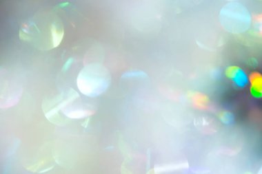 Hassas beyaz parıltılı arka plan. Filmin yaratıcı ve karamsar rengi. Bulanık doku.