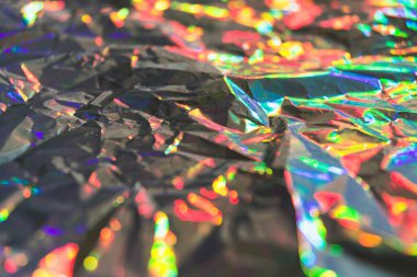 Bokeh gökkuşağı arkaplanı çok narin. Filmin yaratıcı ve karamsar rengi. Bulanık doku.