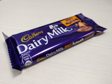 Delhi, India -March 14 2020: Cadbury Dairy Milk Roasted Almond Chocolates Pack