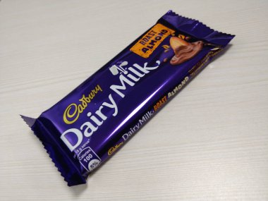Delhi, India -March 14 2020: Cadbury Dairy Milk Roasted Almond Chocolates Pack