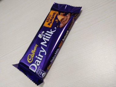 Delhi, India -March 14 2020: Cadbury Dairy Milk Roasted Almond Chocolates Pack