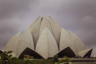 Yeni Delhi, Hindistan, bulunan Lotus tapınak ibadet Bahai evi