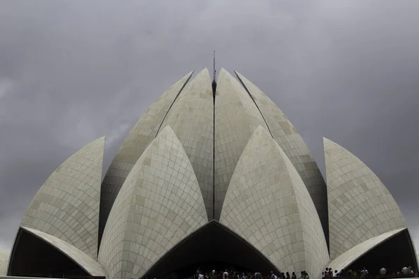 Der Lotustempel New Delhi Indien Ist Ein Bahai Haus Der — Stockfoto