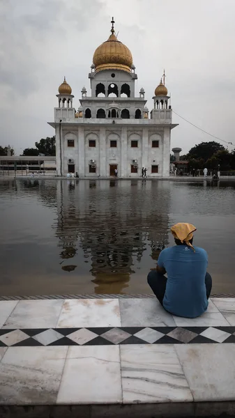 New Delhi India Kasım 2019 Nanak Piao Sahib Gurudwara Sarovar — Stok fotoğraf