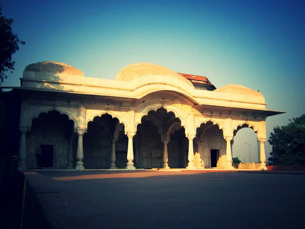 New Delhi India January 2020 View Red Fort — стокове фото