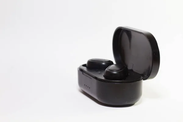 Air Pods Pro Беспроводной Зарядки Дело Белом Фоне — стоковое фото