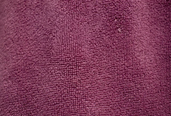 Textur av bomull röda handdukar. Närbild. — Stockfoto