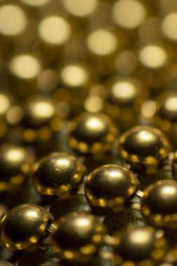 Abstract elegant banner with christmas balls and place for text.