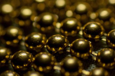 Abstract elegant banner with christmas balls and place for text.