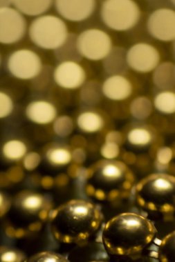 Abstract elegant banner with christmas balls and place for text.