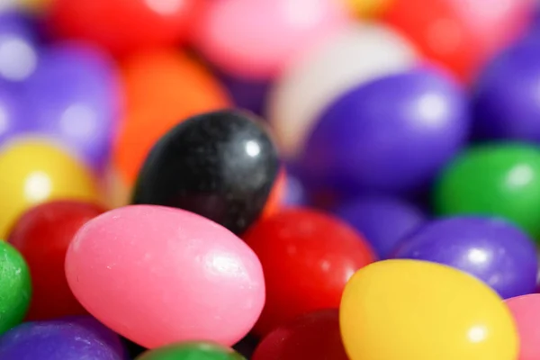 Close Bowl Jelly Beans — Stock Photo, Image
