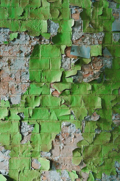 Aged Paint Abstract Brick Wall Background — Stock Photo, Image