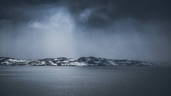 Mountains. Nuuk, Greenland. May 2014 Royalty Free Stock Images