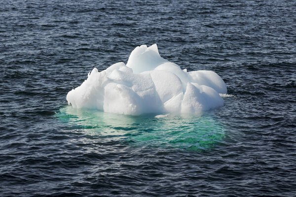 Swim Iceberg. Nuuk, Greenland. May 2014 Stock Photo