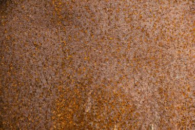 Eski paslı demir plaka dokusu