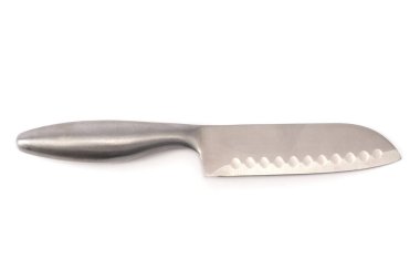 Beyaz arka plan üzerinde izole metal bıçak