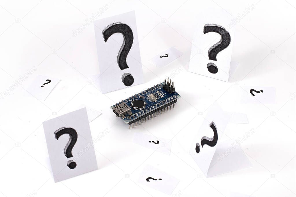 question marks around arduino nano